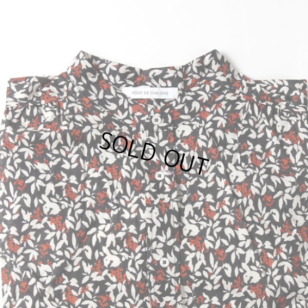 画像3: PONT DE CHALONS / ポンデシャロン フラワープリントギャザーワンピース (3)