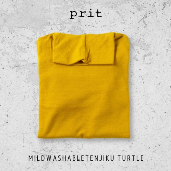 画像2: prit / プリット ミルドウォッシャブル天竺 タートルネック (2)