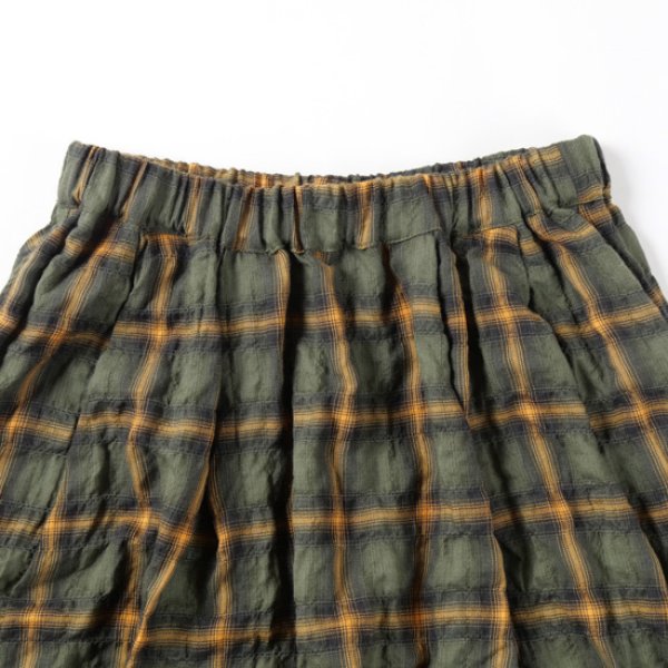 画像3: NARU / ナル ヘリンボン シャーリングスカート (3)