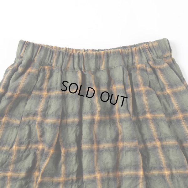 画像3: NARU / ナル ヘリンボン シャーリングスカート (3)