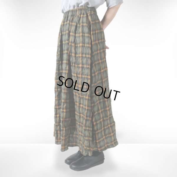 画像9: NARU / ナル ヘリンボン シャーリングスカート (9)