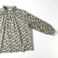 画像6: sosotto / ソソット リバティタナローン フリル衿ゴムシャーリングブラウス (6)