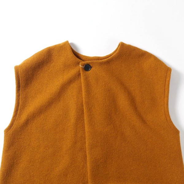 画像2: NATURAL LAUNDRY / ナテュラルランドリー ウールリング 2WAYベスト (2)