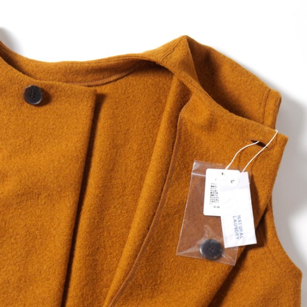 画像5: NATURAL LAUNDRY / ナテュラルランドリー ウールリング 2WAYベスト (5)