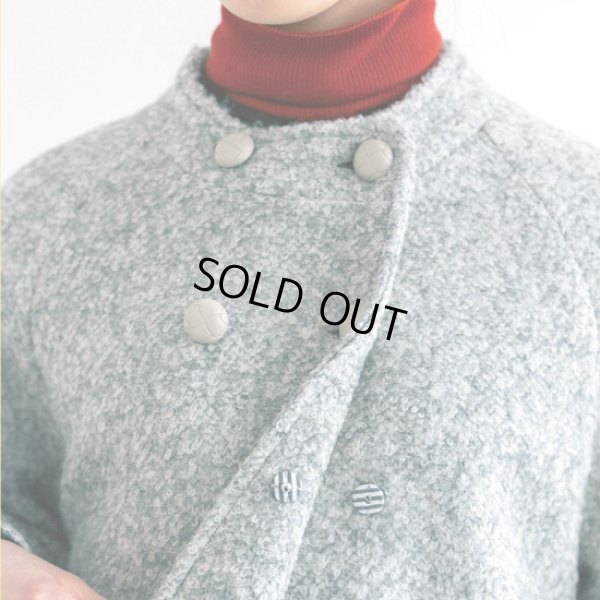 画像4: PONT DE CHALONS / ポンデシャロン ループヤーン ダブルショートコート (4)