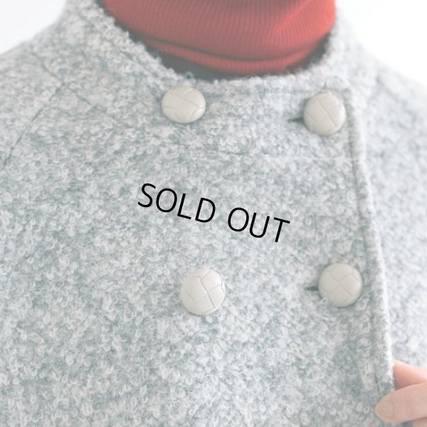 画像3: PONT DE CHALONS / ポンデシャロン ループヤーン ダブルショートコート (3)