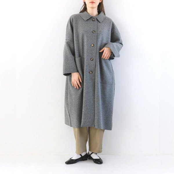 画像2: sosotto / ソソット ウールライクバルカラーコート (2)