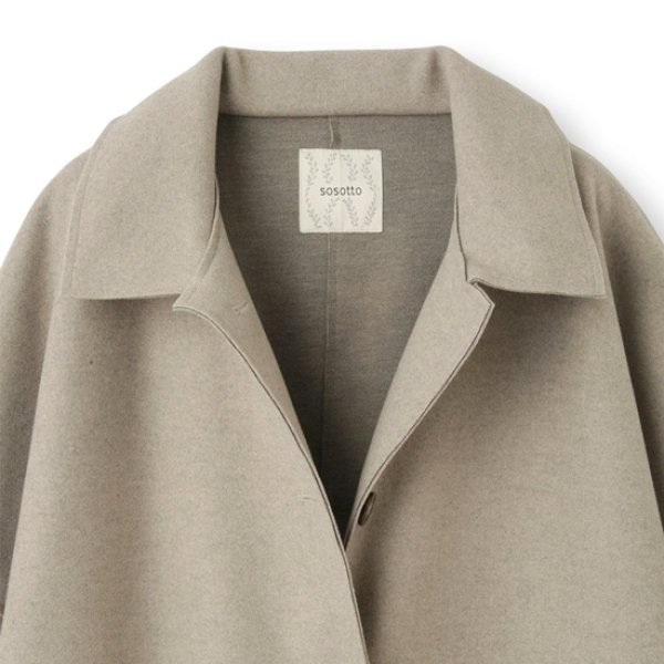 画像10: sosotto / ソソット ウールライクバルカラーコート (10)