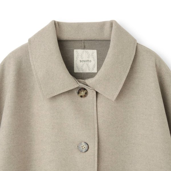 画像9: sosotto / ソソット ウールライクバルカラーコート (9)