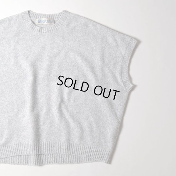 画像3: MidiUmi / ミディウミ クルーネック コクーンベスト (3)