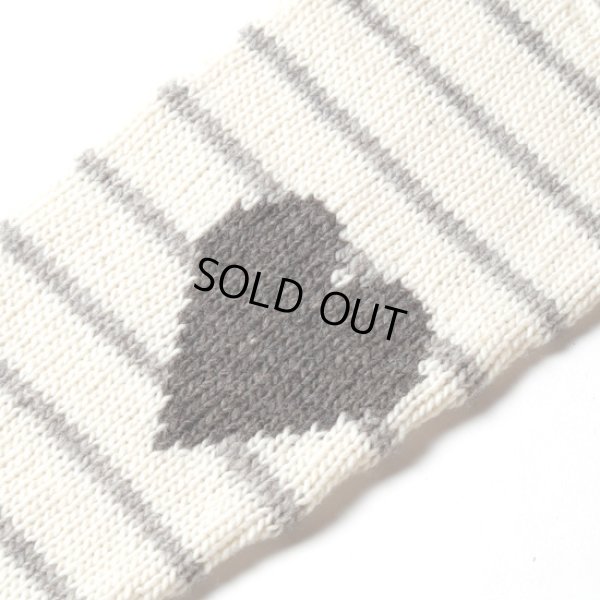 画像10: PONT DE CHALONS / ポンデシャロン ペルーニット ハートパッチボーダープルオーバー (10)