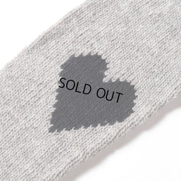 画像3: PONT DE CHALONS / ポンデシャロン ペルーニット ハートパッチプルオーバー (3)