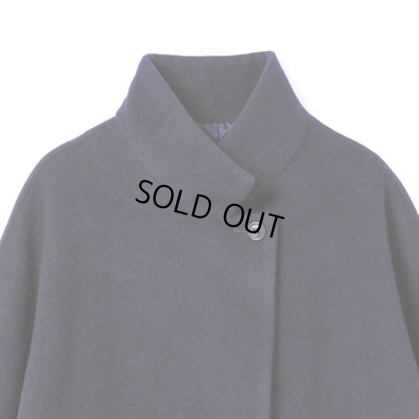 画像10: mizuiroind / ミズイロインド ウールブレンド スタンドカラーコート (10)