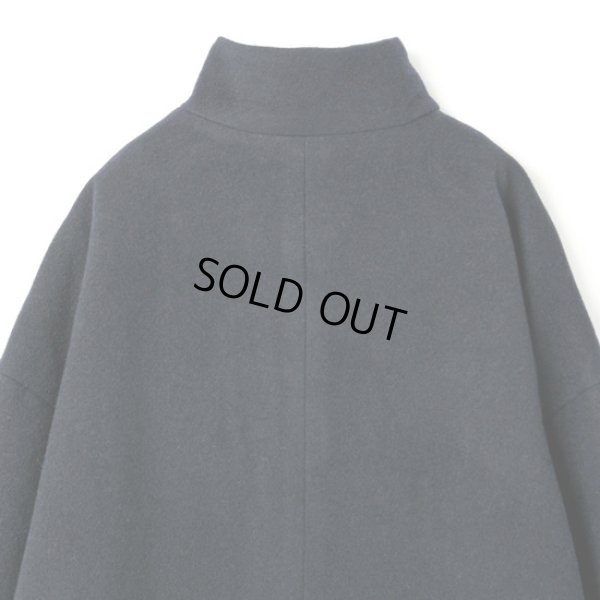 画像15: mizuiroind / ミズイロインド ウールブレンド スタンドカラーコート (15)