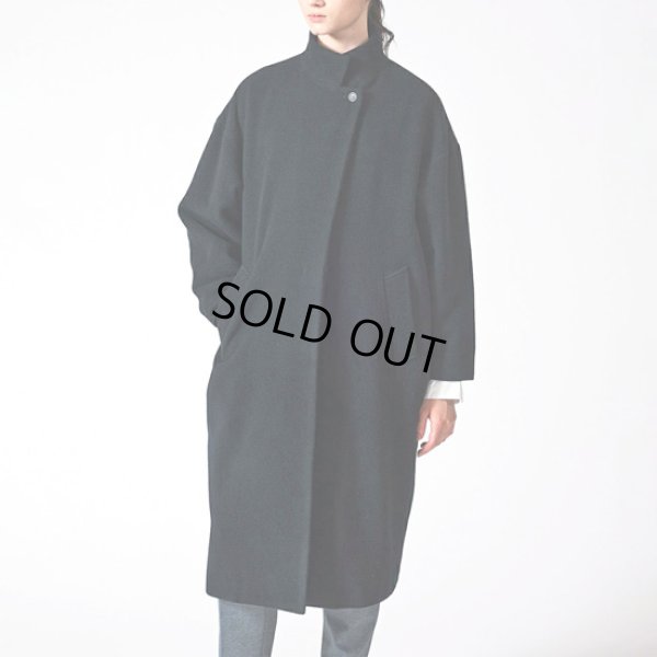 画像4: mizuiroind / ミズイロインド ウールブレンド スタンドカラーコート (4)