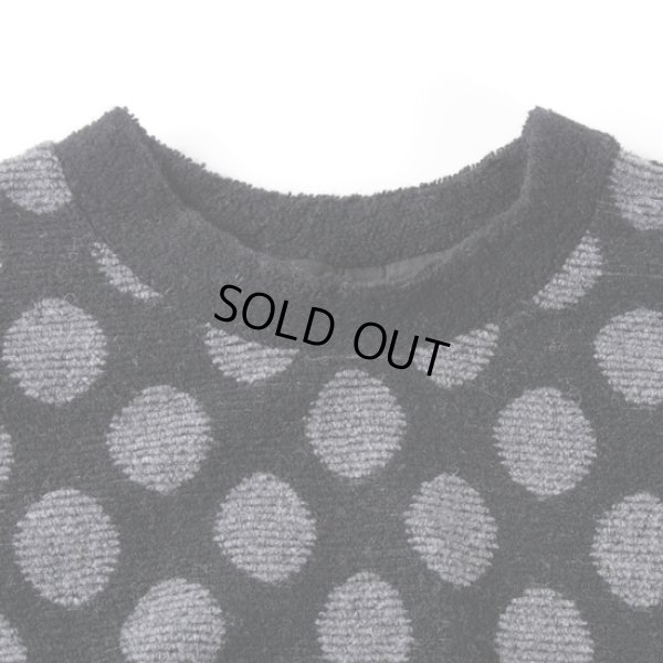 画像10: prit / プリット ウールパイルドットジャガード 裾ゴムプルオーバー (10)