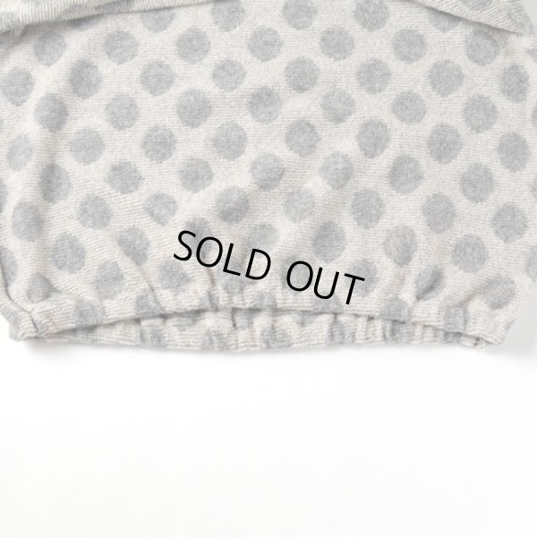 画像6: prit / プリット ウールパイルドットジャガード 裾ゴムプルオーバー (6)