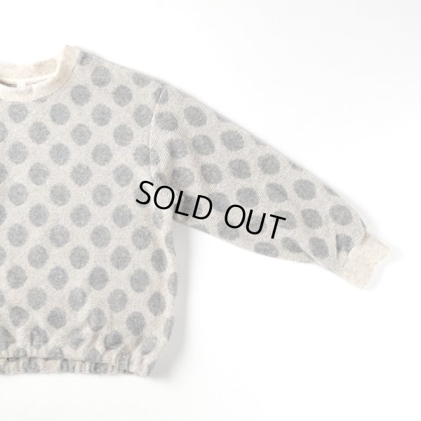 画像3: prit / プリット ウールパイルドットジャガード 裾ゴムプルオーバー (3)