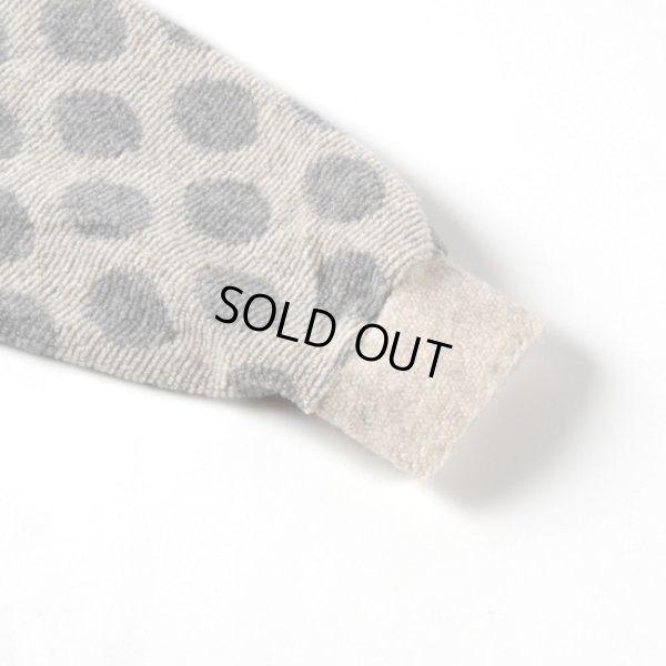 画像4: prit / プリット ウールパイルドットジャガード 裾ゴムプルオーバー (4)