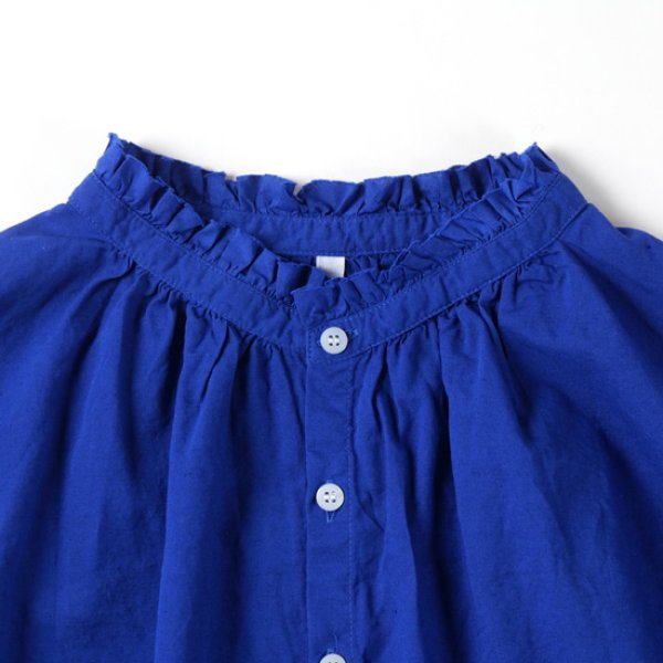 画像2: grin / グリン CLキャンブリック フリルシャツ (2)