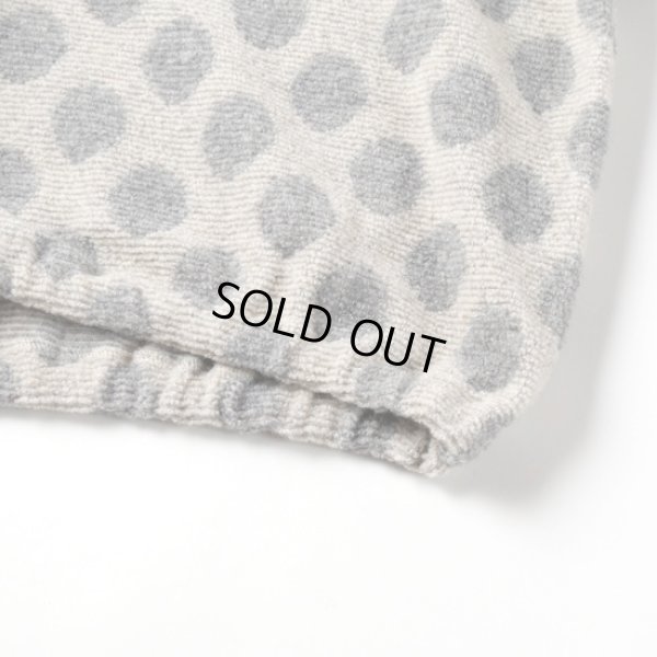 画像5: prit / プリット ウールパイルドットジャガード 裾ゴムプルオーバー (5)