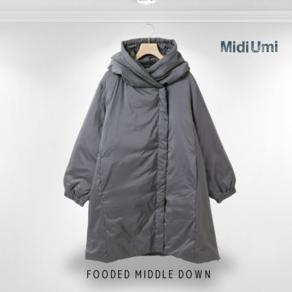 画像7: MidiUmi / ミディウミ フードミドルダウン (7)
