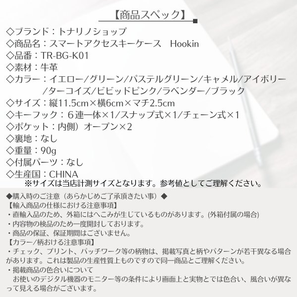 画像16: トナリノショップ　スマートアクセスキーケース　Hookin (16)