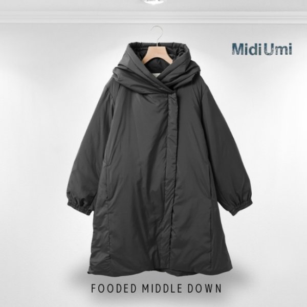 画像14: MidiUmi / ミディウミ フードミドルダウン (14)