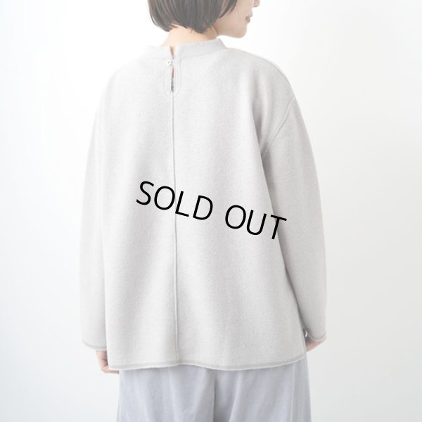 画像5: grin / グリン フエルトウールガーゼ スリットプルオーバー (5)