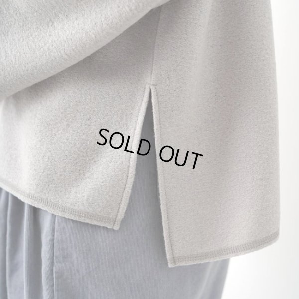 画像4: grin / グリン フエルトウールガーゼ スリットプルオーバー (4)