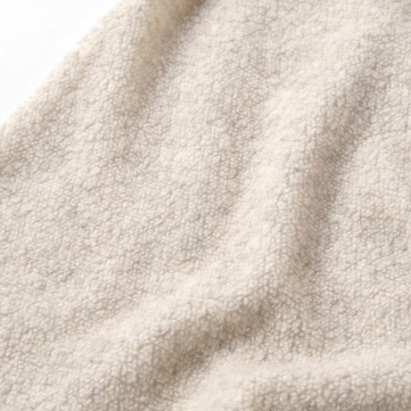 画像7: NATURAL LAUNDRY / ナテュラルランドリー ライトウールパイル ボートネックプルオーバー (7)