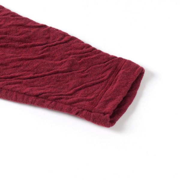 画像5: prit / プリット ウール綿接結 ラグランスリーブ ボトルネックプルオーバー (5)