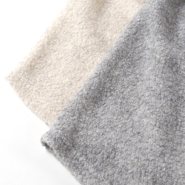 画像15: NATURAL LAUNDRY / ナテュラルランドリー ライトウールパイル ボートネックプルオーバー (15)