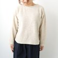 画像2: NATURAL LAUNDRY / ナテュラルランドリー ライトウールパイル ボートネックプルオーバー (2)