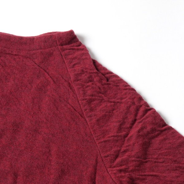 画像3: prit / プリット ウール綿接結 ラグランスリーブ ボトルネックプルオーバー (3)