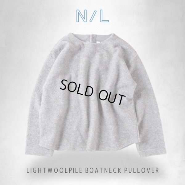 画像14: NATURAL LAUNDRY / ナテュラルランドリー ライトウールパイル ボートネックプルオーバー (14)
