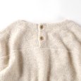 画像13: NATURAL LAUNDRY / ナテュラルランドリー ライトウールパイル ボートネックプルオーバー (13)