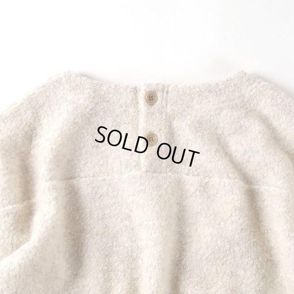 画像13: NATURAL LAUNDRY / ナテュラルランドリー ライトウールパイル ボートネックプルオーバー (13)