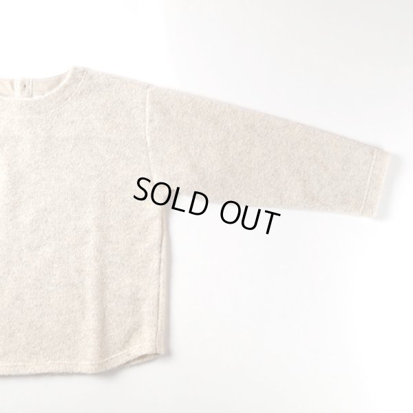 画像8: NATURAL LAUNDRY / ナテュラルランドリー ライトウールパイル ボートネックプルオーバー (8)