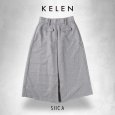 画像13: KELEN / ケレン タックデザインAラインスカート SIICA (13)