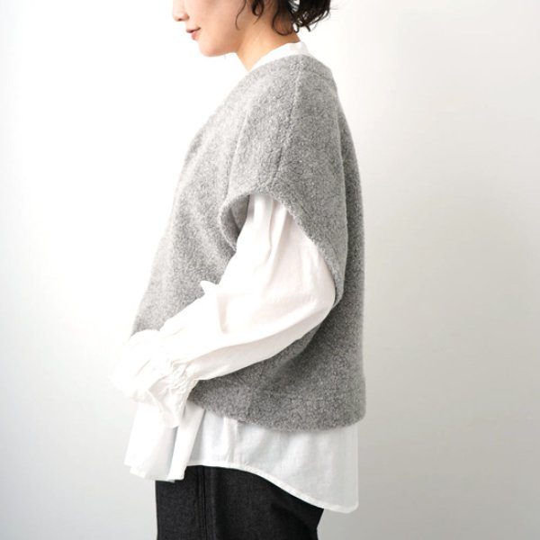 画像3: grin / グリン シープパイルボア ライトベスト (3)