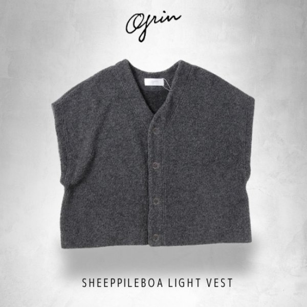 画像6: grin / グリン シープパイルボア ライトベスト (6)