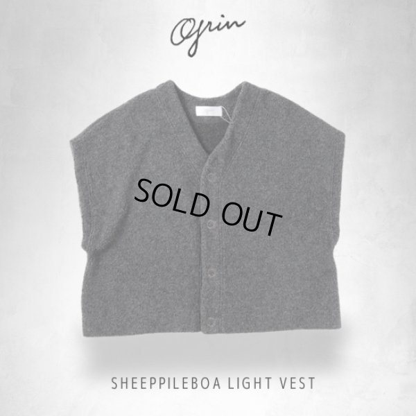 画像6: grin / グリン シープパイルボア ライトベスト (6)