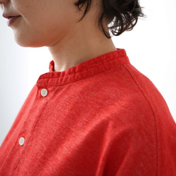 画像5: grin / グリン コットンネル スクエアシャツ (5)