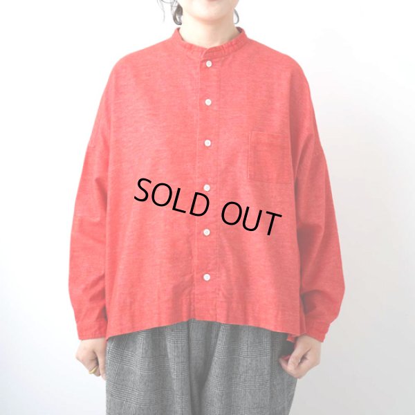 画像3: grin / グリン コットンネル スクエアシャツ (3)