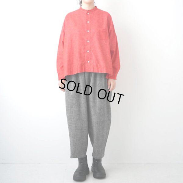 画像2: grin / グリン コットンネル スクエアシャツ (2)