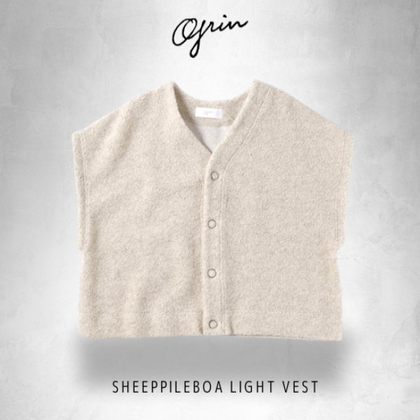 画像13: grin / グリン シープパイルボア ライトベスト (13)