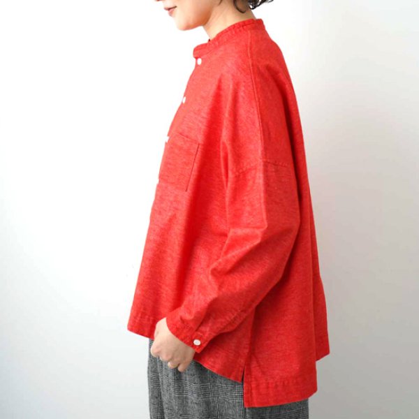 画像6: grin / グリン コットンネル スクエアシャツ (6)