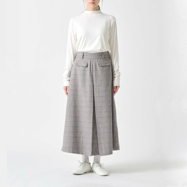 画像2: KELEN / ケレン タックデザインAラインスカート SIICA (2)