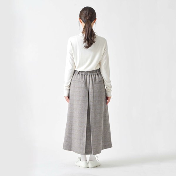 画像4: KELEN / ケレン タックデザインAラインスカート SIICA (4)